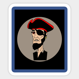 Pirate Pirate Ship Treasure Island Sticker